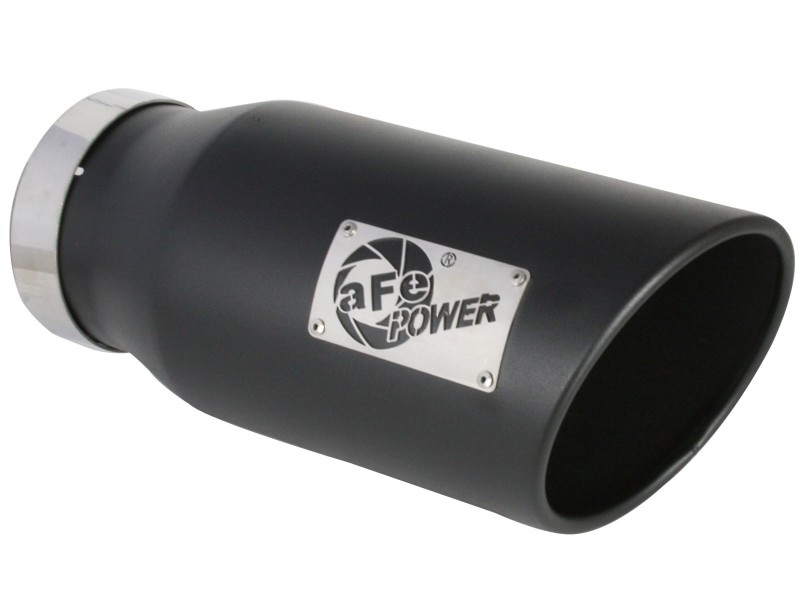 aFe Large Bore-HD 5in 409SS DPF-Back Exhaust System w/Black Tip 19-20 Ram Diesel Trucks L6-6.7L (td) - Image 2