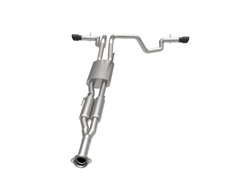 Kooks 2021+ Ford F150 2.7/3.5/5.0L 3in Dual Cat-Back Side Exit Exhaust w/Black Tips - Image 2