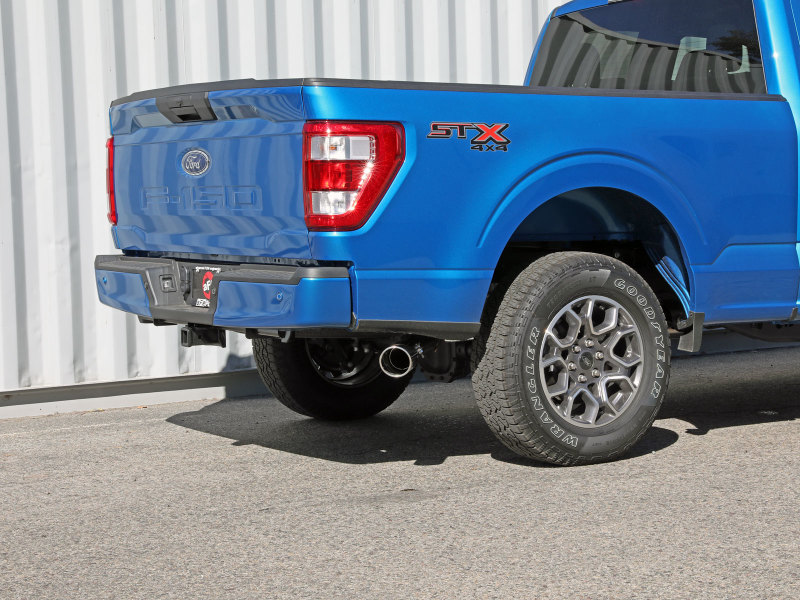 aFe Apollo GT 3in 409 SS Cat-Back Exhaust 2021 Ford F-150 V6 2.7L/3.5L (tt)/V8 5.0L w/ Polished Tips - Image 7