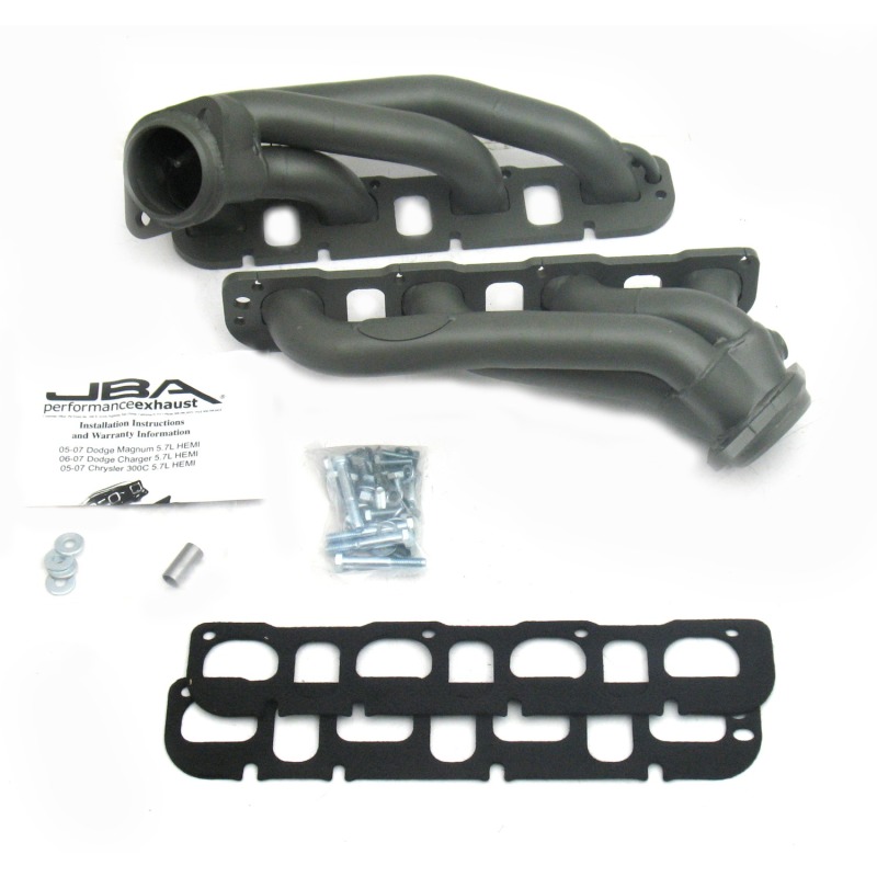 JBA 09-20 Chrysler 5.7L HEMI 1-3/4in Primary Ti Ctd Cat4Ward Header - Image 2