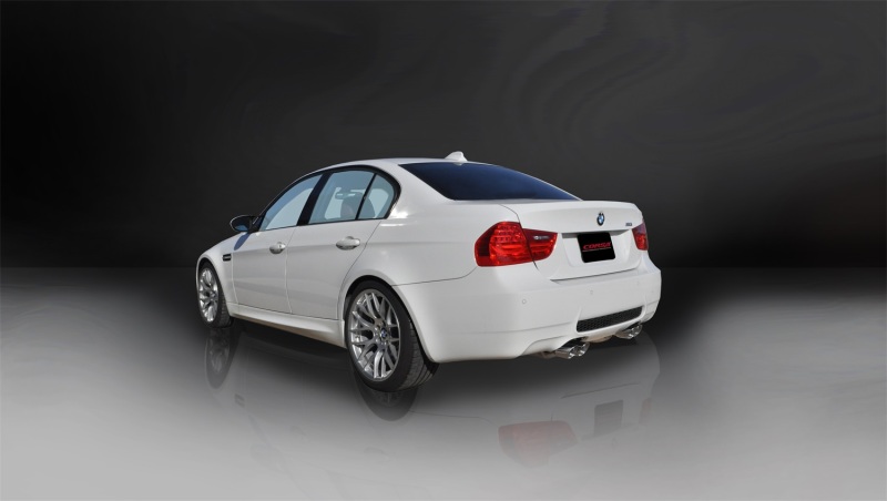 Corsa 2008-2012 BMW M3 E90 Polished Sport Cat-Back Exhaust - Image 2