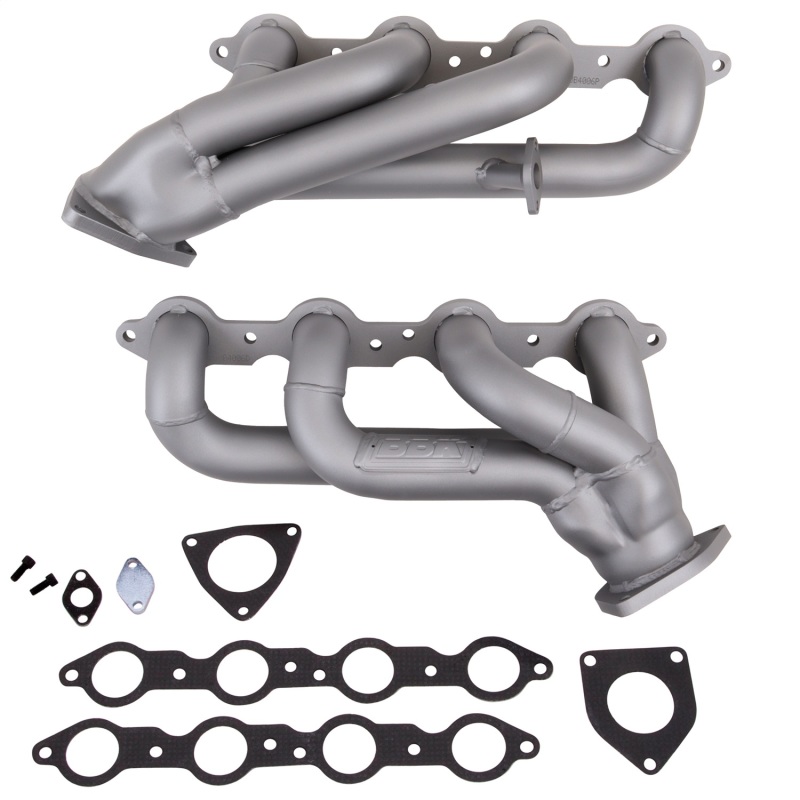 BBK 99-04 GM Truck SUV 6.0 Shorty Tuned Length Exhaust Headers - 1-3/4 Titanium Ceramic - Image 4