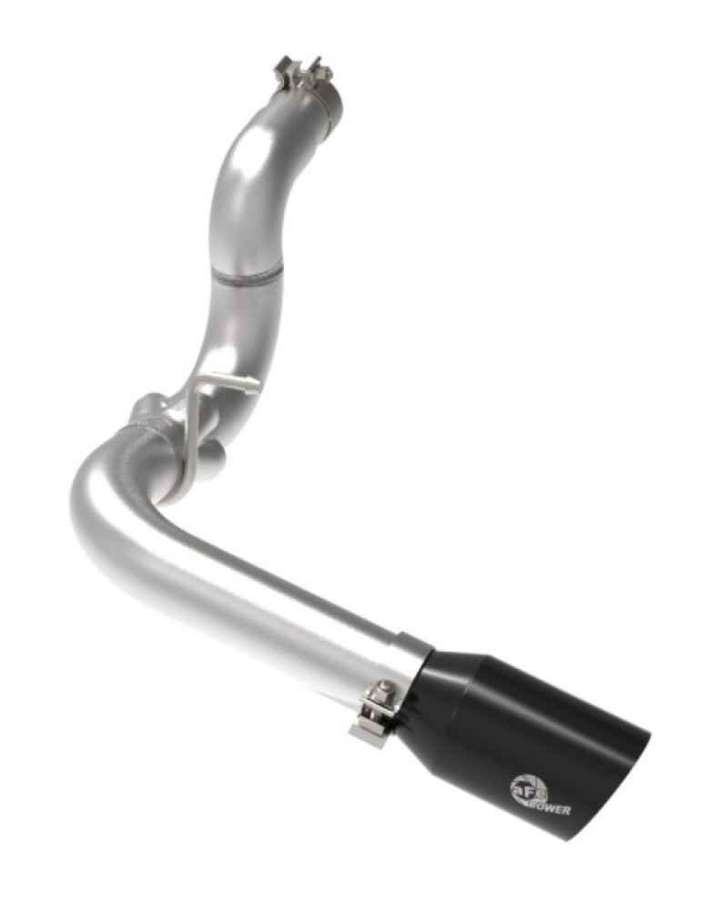 aFe 20-21 Jeep Wrangler Large Bore-HD 3in 304 Stainless Steel DPF-Back Exhaust System - Black Tip - Image 7