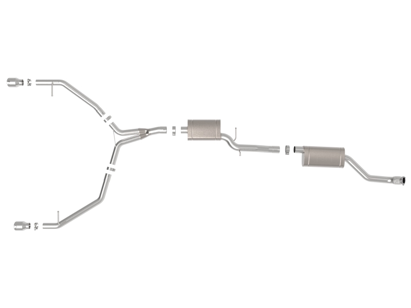 aFe MACH Force-Xp 13-16 Audi Allroad L4 SS Cat-Back Exhaust w/ Polished Tips - Image 5