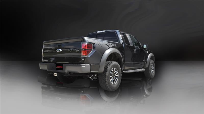 Corsa 2011-14 Ford F-150 Raptor 6.2L V8 144in Wheelbase Xtreme Cat-Back Resonator Delete Kit Exhaust - Image 8