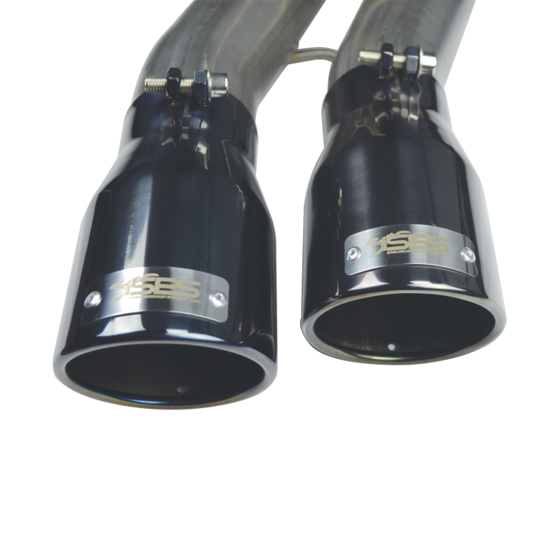 Injen 17-20 Ford F150 Raptor Super Crew V6 3.5L 3in Cat-Back SS Exhaust w/ Dual Black Chrome Tips - Image 8