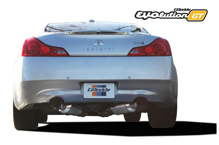 GReddy 07-14 Infiniti G37 Evolution (RWD ONLY) GT 304SS Cat-Back Exhaust - Image 4