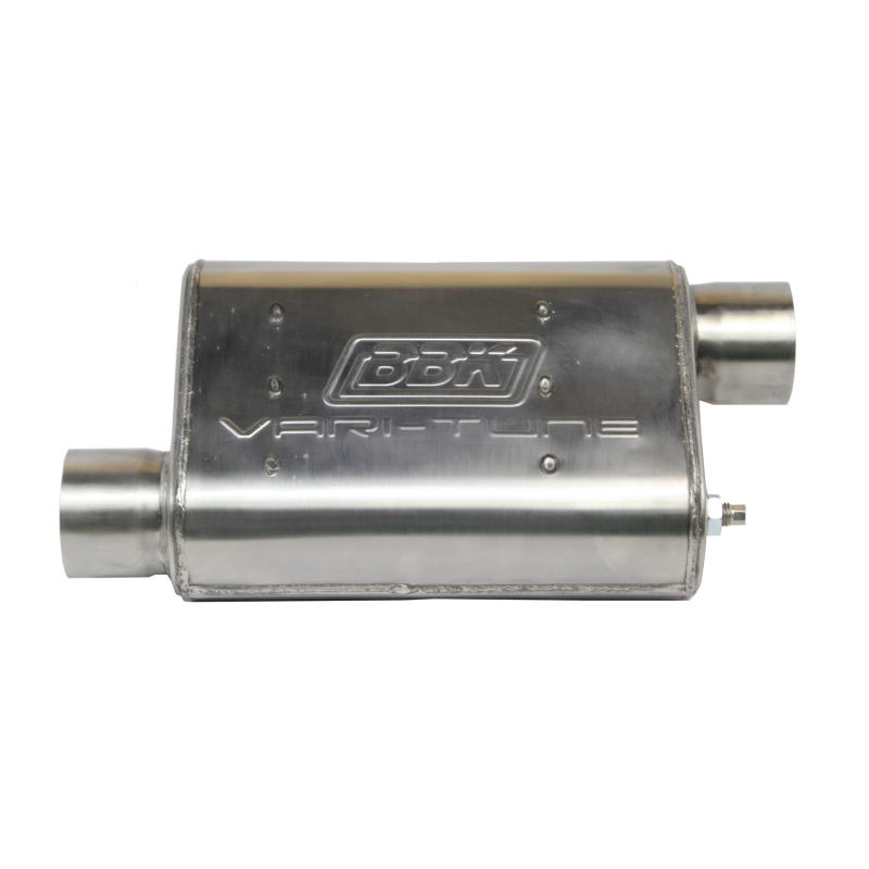 BBK VariTune Adjustable Performance Muffler 3.0 in. Offset/Offset Stainless Steel - Image 2