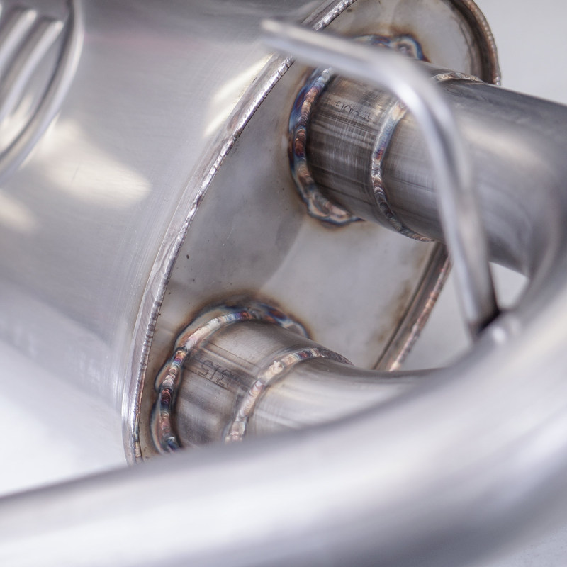 Stainless Works 2018+ Jeep Wrangler JL 304SS Factory Connect 2.5in Axle Back Exhaust System - Image 3