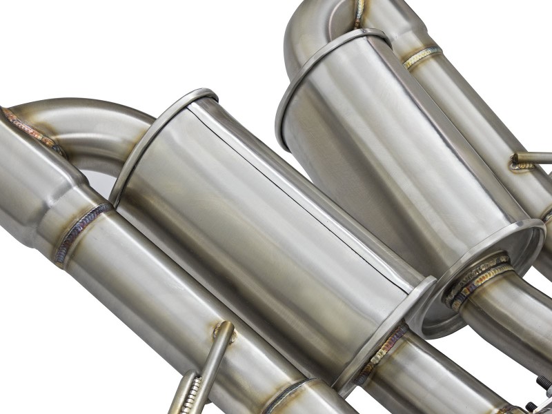 aFe MACH Force-Xp Axle-Back Exhaust System w/ Carbon Fiber Tips Chevrolet Corvette (C7) 14-19 6.2L - Image 6