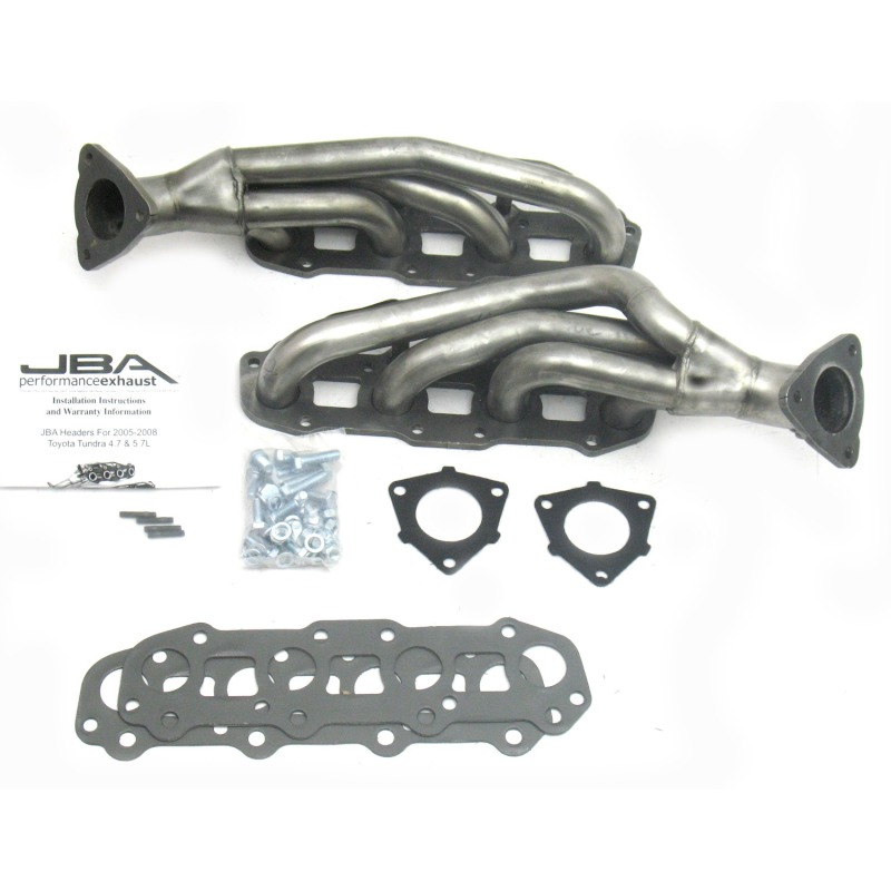 JBA 05-07 Toyota 4.7L V8 1-1/2in Primary Raw 409SS Cat4Ward Header - Image 2