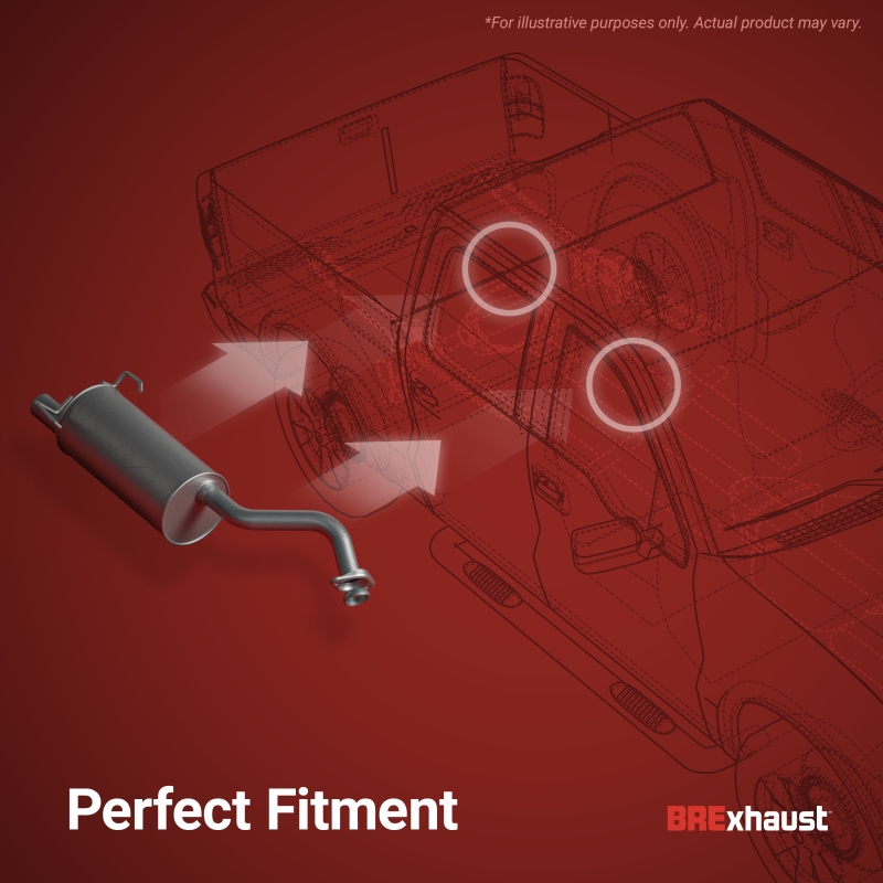 BRE Exhaust 07-08 Fit 1.5L Muffler Kit - Image 6