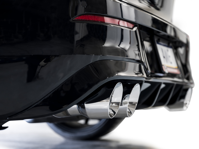 AWE MK8 Volkswagen Golf R 3in Touring Edition Quad Exhaust - Chrome Silver Tips - Image 7