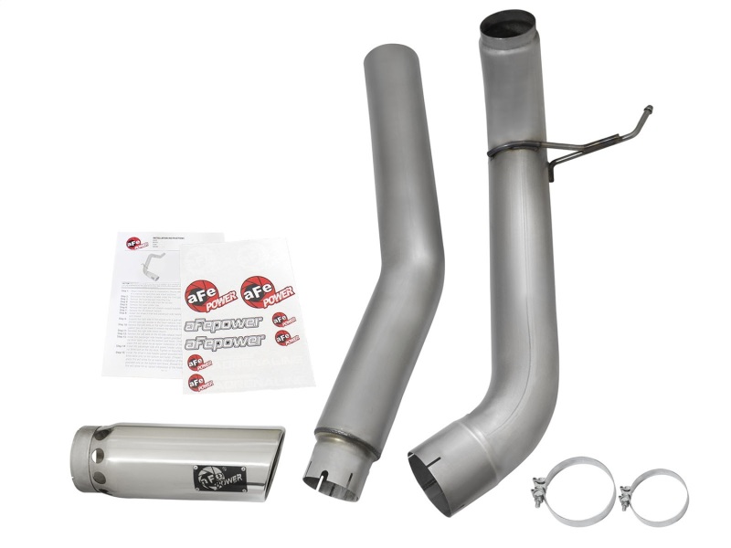 aFe LARGE Bore HD Exhausts 5in DPF-Back SS-409 2016 Nissan Titan XD V8-5.0L CC/SB (td) - Image 5