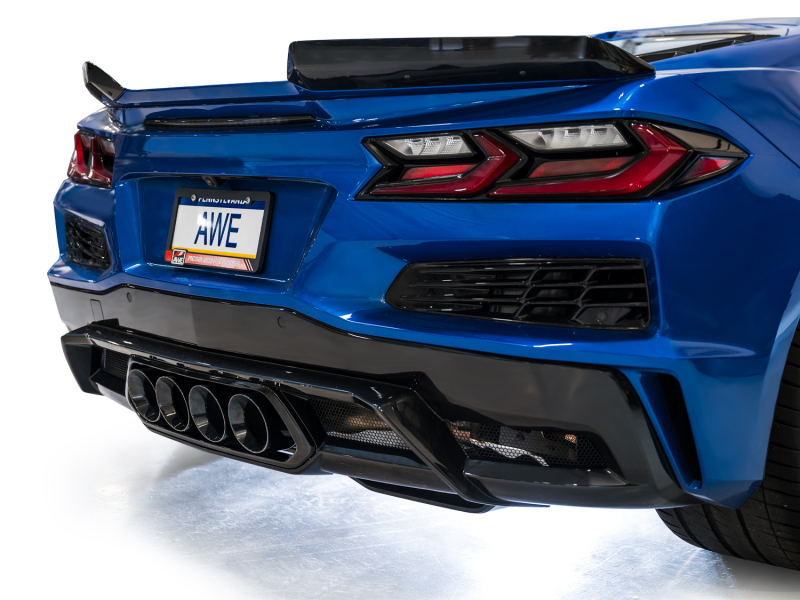 AWE 2023 C8 Corvette Z06 SwitchPath Cat-Back Exhaust - Diamond Black Tips - Image 10