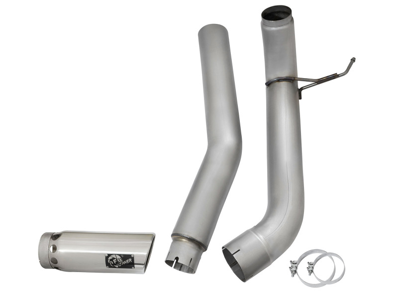 aFe LARGE Bore HD Exhausts 5in DPF-Back SS-409 2016 Nissan Titan XD V8-5.0L CC/SB (td) - Image 8