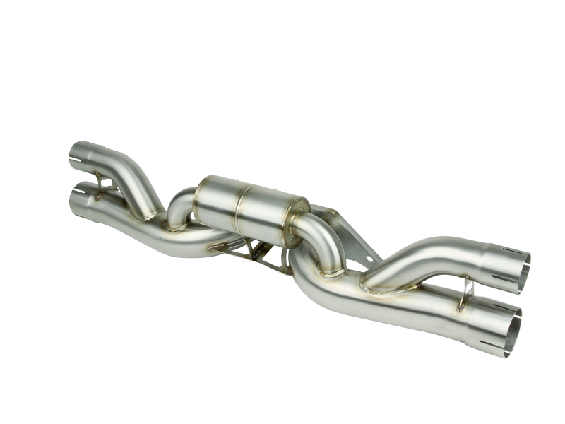 aFe Power MACHForce XP 304 Stainless Secondary Muffler Delete Pipe 14-19 Porsche 911 GT3 3.8L/4.0L - Image 2