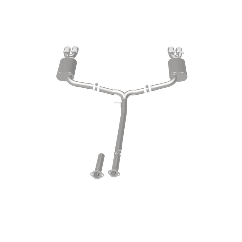 MagnaFlow Cat-Back 11-15 Kia Optima 2.0L/2.4L Sport SS 2.25in Quad Split Rear 4.5in Tips - Image 4