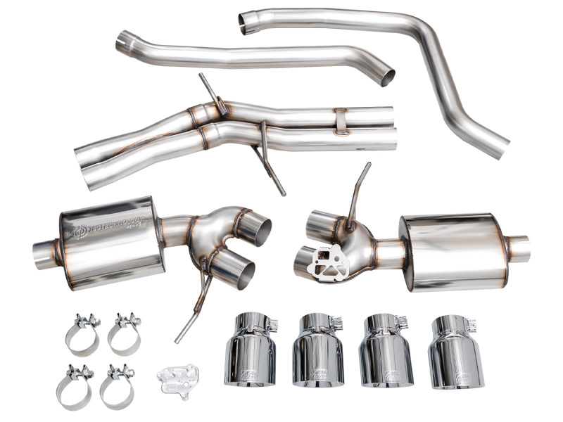 AWE Tuning 2022+ Porsche Macan 2.9TT Touring Edition Catback Exhaust w/ Chrome Silver Tips - Image 8