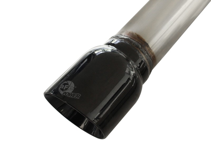 aFe 17-19 Audi A4 (L4-2.0L) MACH Force-Xp Stainless Steel Axle-Back Exhaust System - Black Tip - Image 2