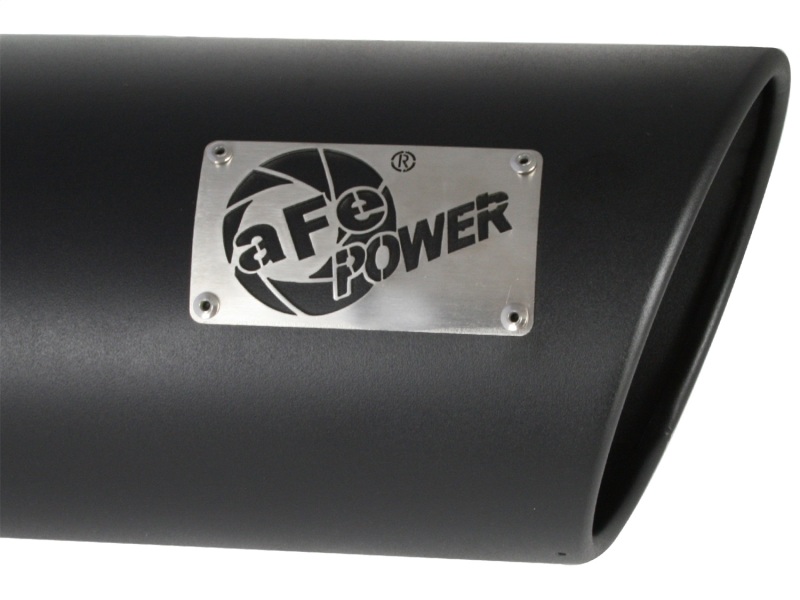 aFe MACH Force-XP 409 SS Right Side Single Wall Exhaust Tip 5in Inlet x 7in Outlet x 15in L - Image 3