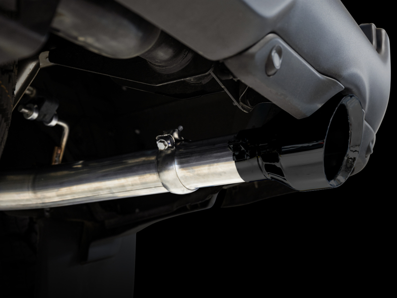 AWE Tuning 19-21 RAM 1500 5.7L (w/Cutouts) 0FG Dual Rear Exit Cat-Back Exhaust - Diamond Black Tips - Image 2