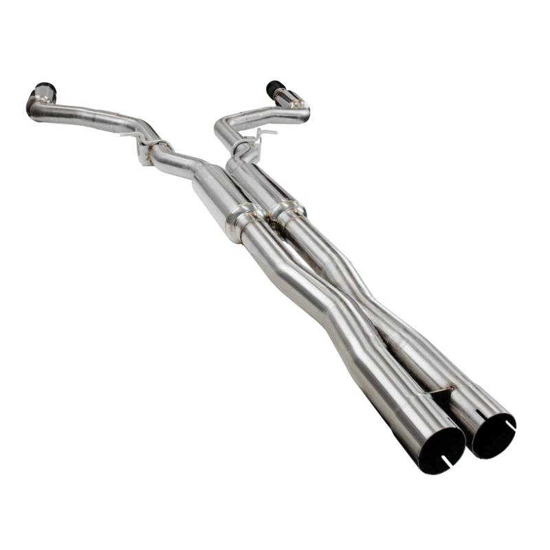 Kooks 2015+ Dodge Charger 3in OEM Style Cat-Back Exhaust w/ 4in Black Slash Cut Tips - Image 5