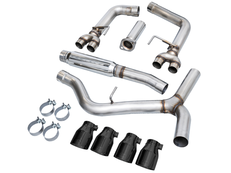 AWE Tuning 2022+ VB Subaru WRX Track Edition Exhaust - Diamond Black Tips - Image 9