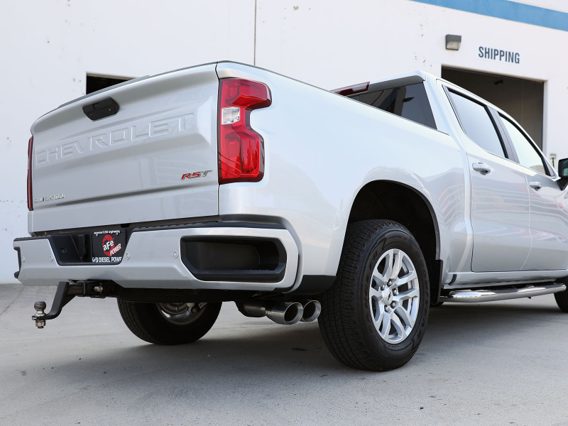 aFe Rebel XD Series 3 IN 304 Stainless Steel DPF-Back Exhaust w/Dual Polished Tips - Image 3