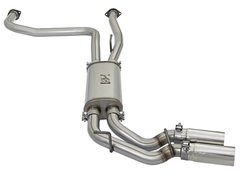 aFe Rebel Series 3in SS Cat-Back Exhaust System w/ Polished Tip 04-15 Nissan Titan V8 5.6L - Image 6