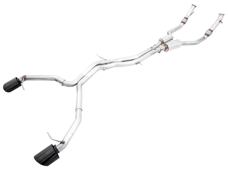 AWE Tuning Audi B9 RS5 Coupe 2.9L Track Edition Exhaust - Diamond Black RS-Style Tips - Image 6