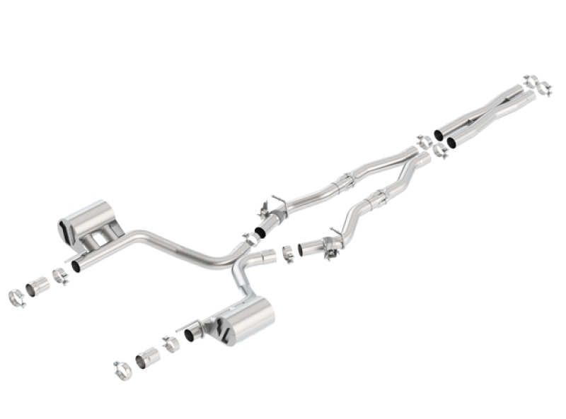 Borla 16-17 Dodge Challenger R/T 5.7L MT/AT ATAK Catback Exhaust (w/MDS Valves ONLY) - Image 2