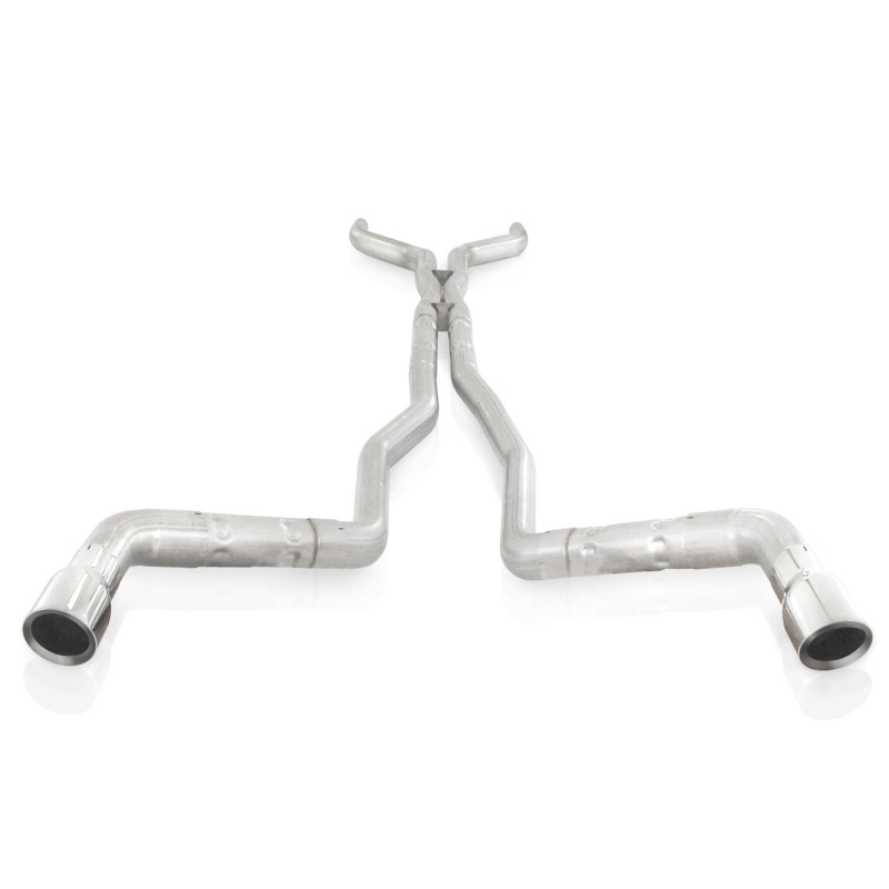 Stainless Works 10-15 Camaro 6.2L 3in Dual Chambered Catback System X-Pipe Factory Connect - Image 2