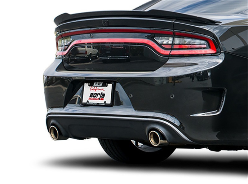 Borla 2015 Dodge Charger Hellcat 6.2L V8 ATAK Catback Exhaust w/ Valves No Tips Factory Valance - Image 6