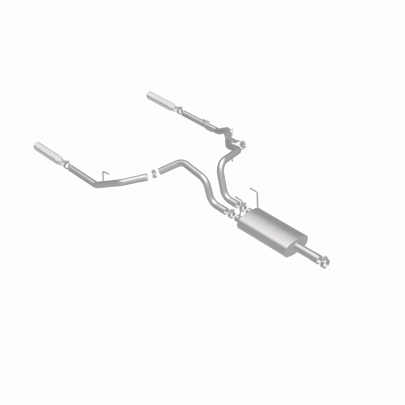 Magnaflow 09-13 Dodge Ram 1500 V6 3.6L Dual Spilt Rear Exit Polished Stainless C/B Perf Exhaust - Image 9