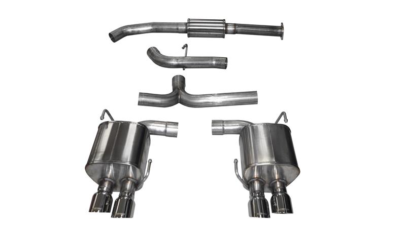 Corsa 2015-2021 Subaru WRX Cat Back Exhaust Polished Quad 3.5in Tips Sport - Image 8