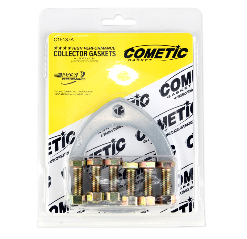 Cometic Exhaust Header Collector Gasket .040in Aluminum-2.5in Diameter Port-3.5in Bolt Circle-Set - Image 3