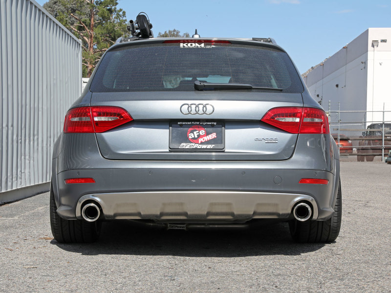 aFe MACH Force-Xp 13-16 Audi Allroad L4 SS Cat-Back Exhaust w/ Polished Tips - Image 3