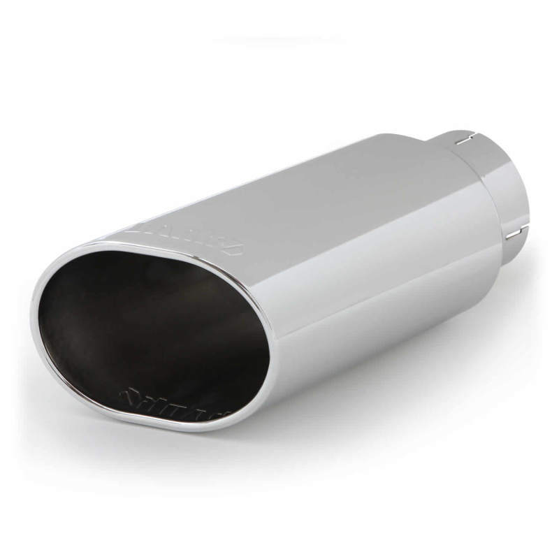 Banks Power Tailpipe Tip Kit - SS Obround Slash Cut - Chrome - 4in Tube - 5in X 6in X 14in - Image 3