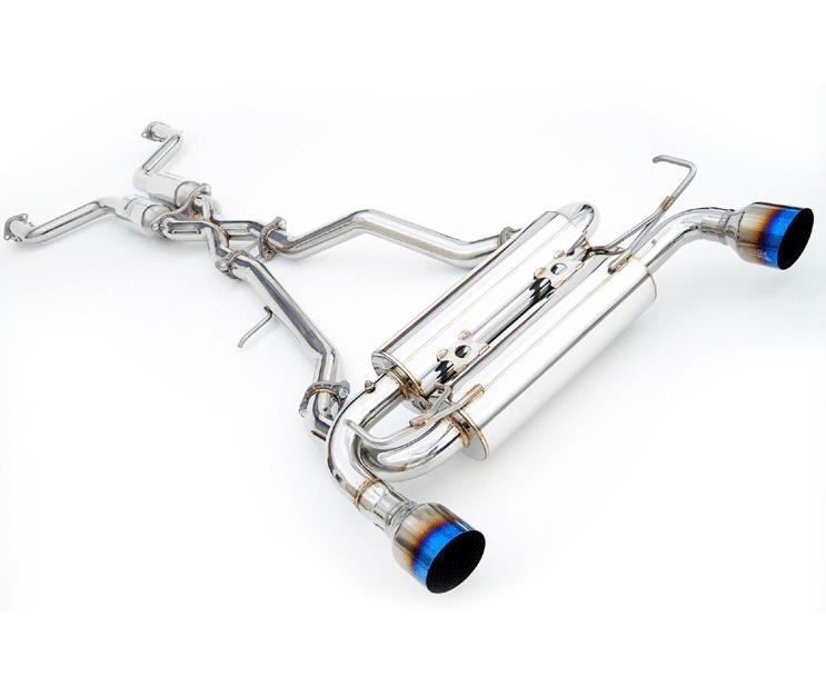 Invidia 09+ 370Z Gemini Rolled Titanium Tip Cat-back Exhaust - Image 4