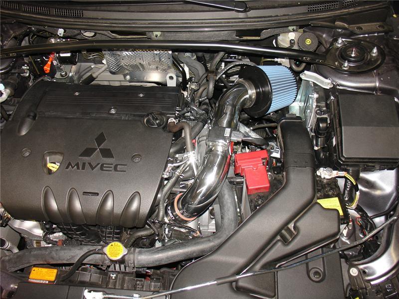 Injen 08-13 Lancer/Outlander Sport 2.0L 4 Cyl. Polished Short Ram Intake w/ MR Tech/Air Fusion - Image 6