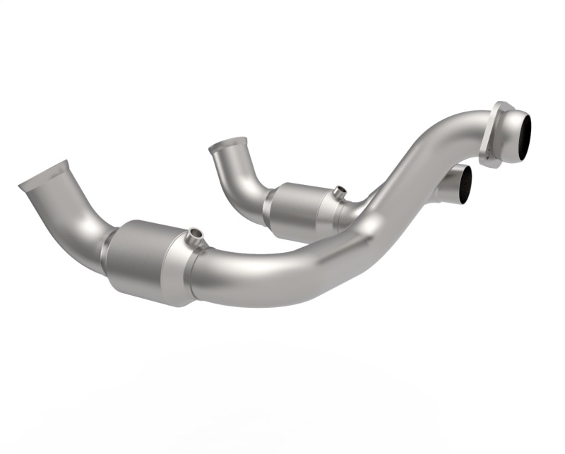 Kooks 20-22 Ford F250 7.3L V8 / Ford F350 7.3L V8 1-7/8in x 3in SS Headers w/ Green Catted Conn - Image 9