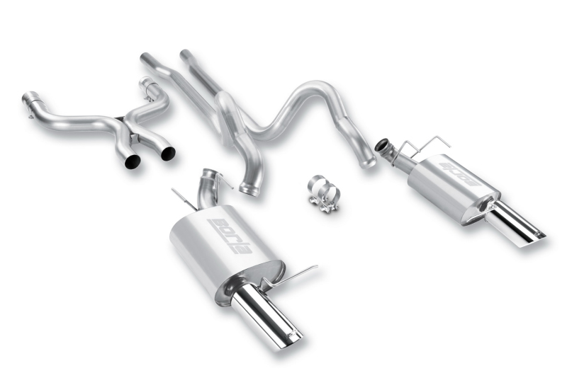 Borla 2011-2012 Mustang GT 5.0L 8cyl 6spd RWD Aggressive ATAK Catback Exhaust - Image 2