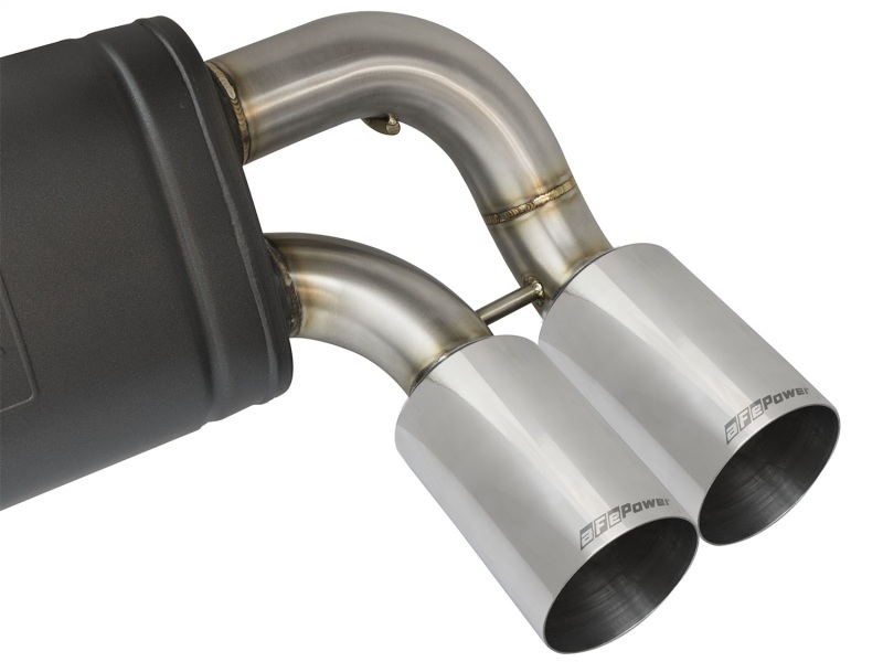 aFe MACHForce XP 3in - 2 1/2in Axle Back 304SS Exhaust w/ Polished Tips 16-17 BMW M2 (f87) - Image 7
