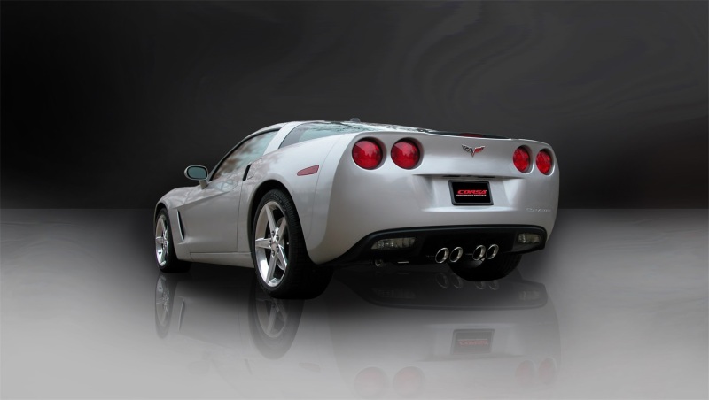 Corsa 2009-2013 Chevrolet Corvette C6 6.2L V8 Polished Sport Axle-Back Exhaust - Image 3