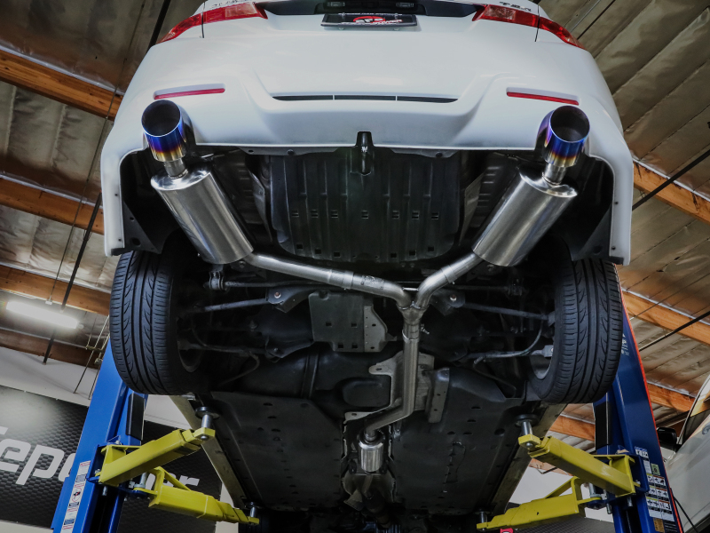 aFe 09-14 Acura TSX L4 2.4L Takeda 2-1/2in To 2-1/4in 304 SS Cat-Back Exhaust System w/ Black Tip - Image 6