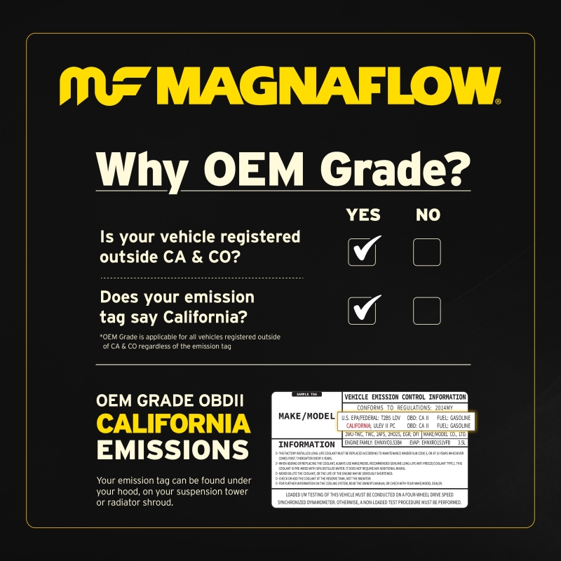 Magnaflow 14-15 IS250 V6 2.5 OEM Underbody Direct Fit Converter - Image 9