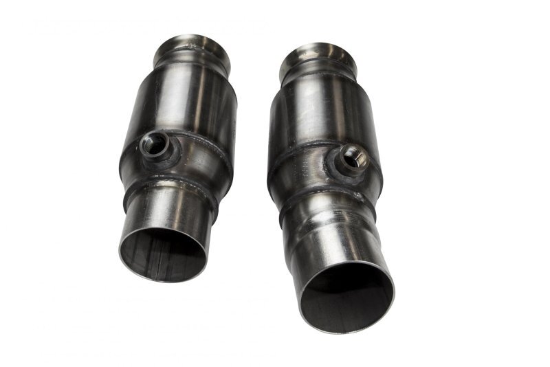 Kooks 16-19 Cadillac CTS-V 6.2L 3in OEM Green Catted SS Connection Pipes - Image 3