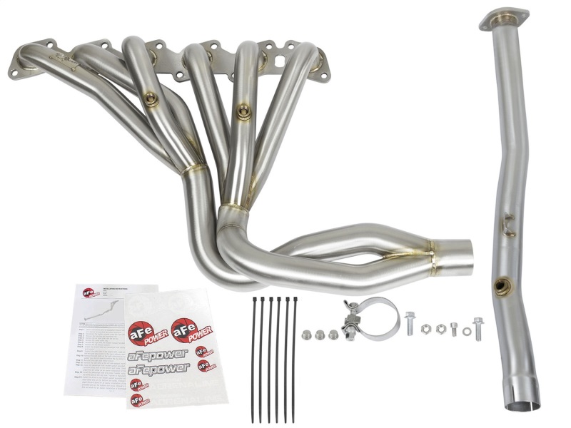 aFe Twisted Steel Tri-Y Headers/Connection Pipes (Race) 01-16 Nissan Patrol (Y61) 4.8L - Image 5