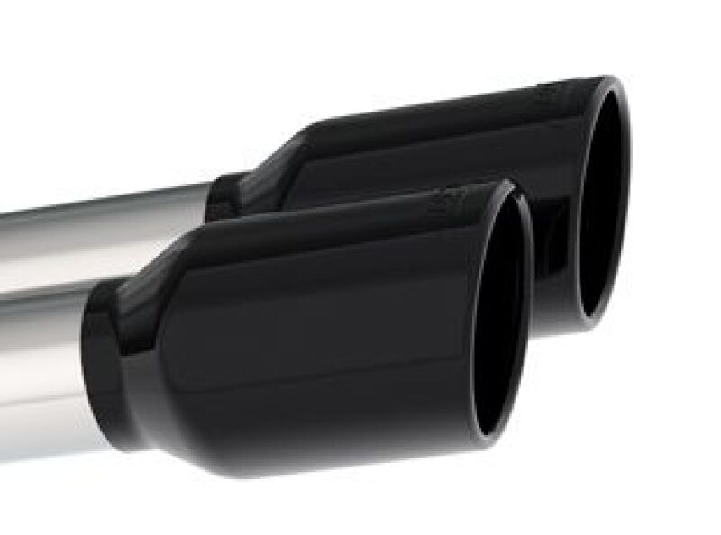 Borla 2020 Chevrolet Corvette C8 6.2 ATAK 3in Exhaust System Dual Round Rolled A/C Black Chrome Tips - Image 6